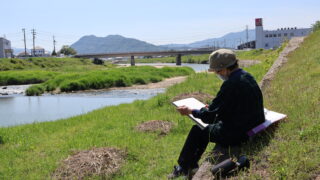 広島大学マスターズ市民講座「東広島を楽しくスケッチしよう（黒瀬町編）」がはじまりました